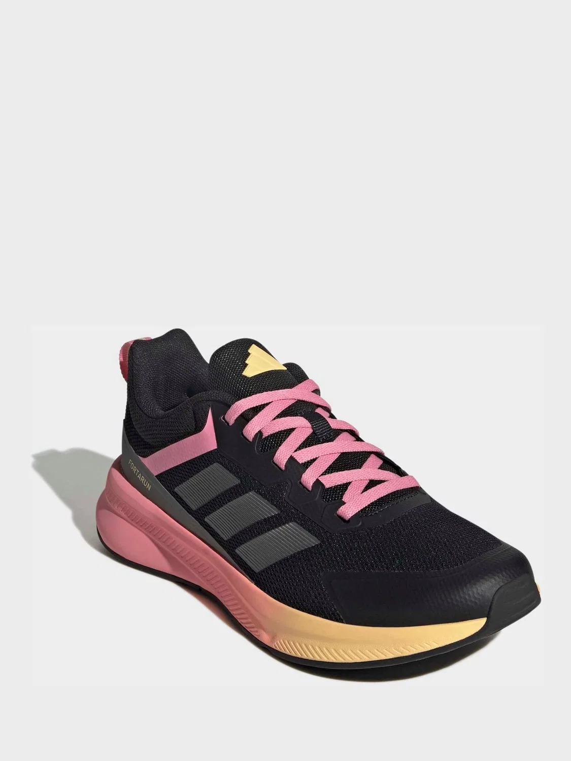 Кроссовки Fortarun 4.0 adidas, черный/розовый — фото 3