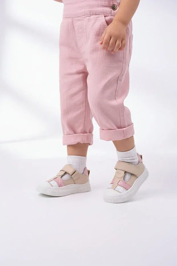 Детские туфли для мальчиков из натуральной кожи Havana Kids A More, Beige — фото 2