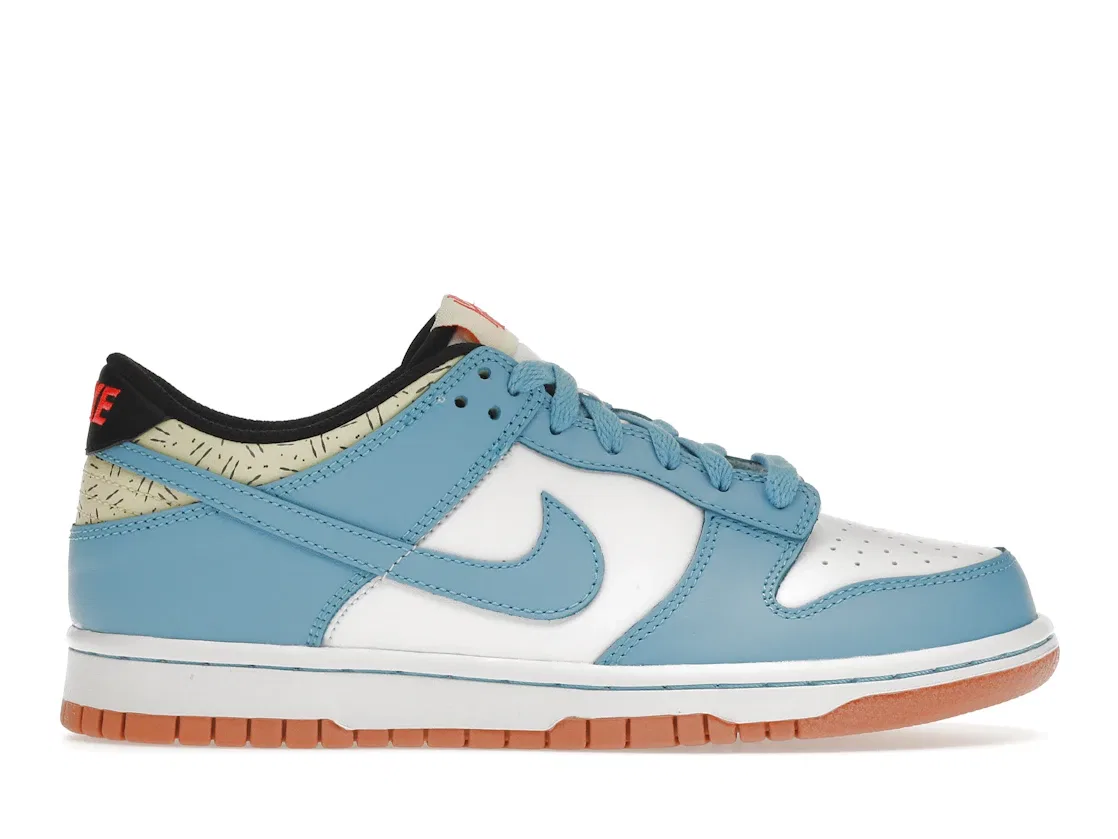 Детские кроссовки для мальчиков с замшевым верхом Nike Dunk Low Nike, Baltic Blue