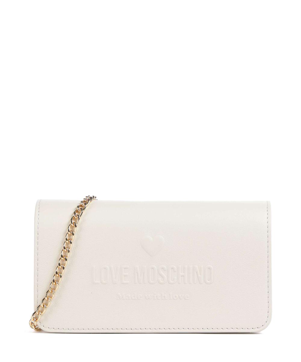 

Сумка на плечо из искусственной кожи с тиснением Love Love Moschino, белый