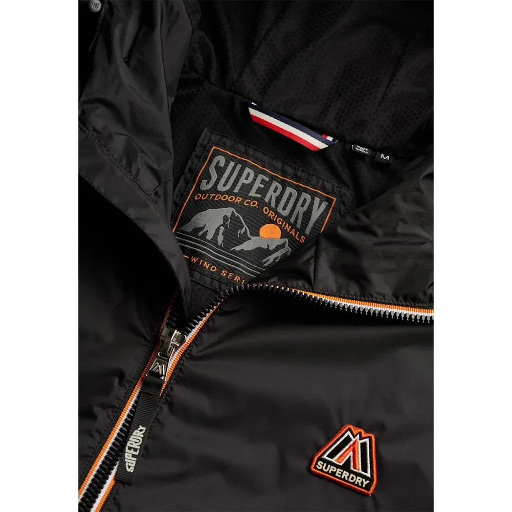 Ветровка Essential Tri Windbreaker Superdry, черный — фото 2