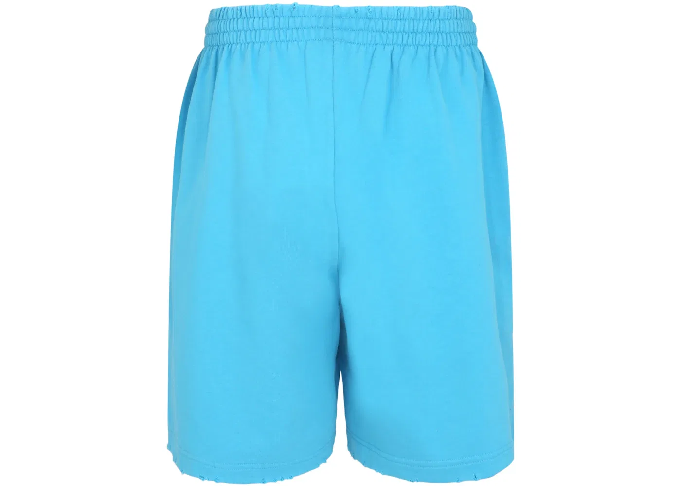 Мужские шорты с принтом Sweatshorts Balenciaga, Azure White Red — фото 2