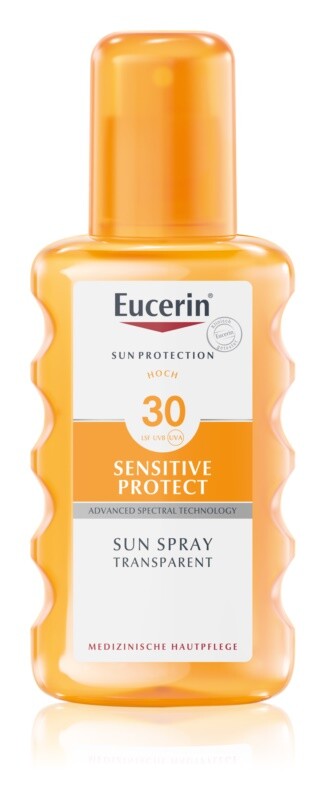 

Прозрачный солнцезащитный спрей SPF 30 Eucerin Sun Dry Touch Oil Control