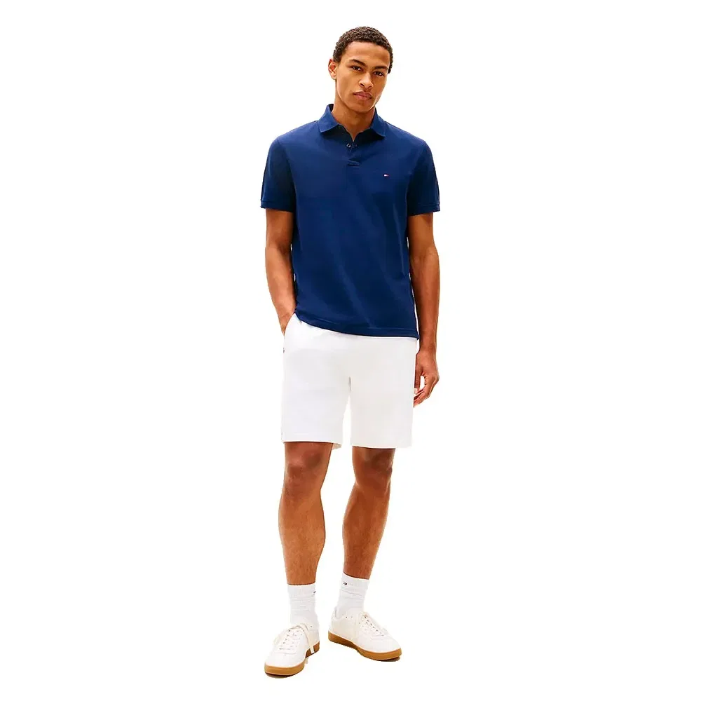 Шорты спортивные с полосками Global Stripe Tommy Hilfiger, белый — фото 3