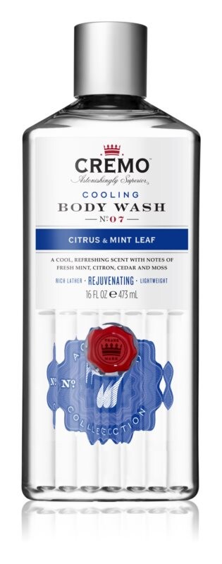 

Увлажняющий гель для душа Cremo Cooling Body Wash Citrus & Mint Leaf