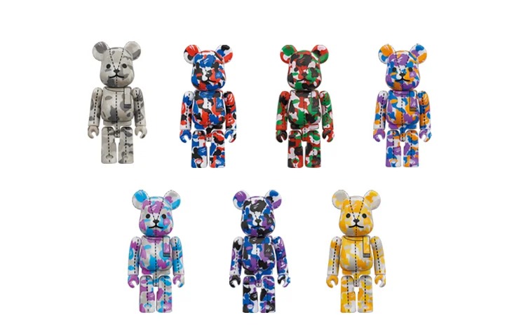 

Виниловая фигурка Be@rbrick A Bathing Ape 28th Anniversary Bape Camo #2, 7см