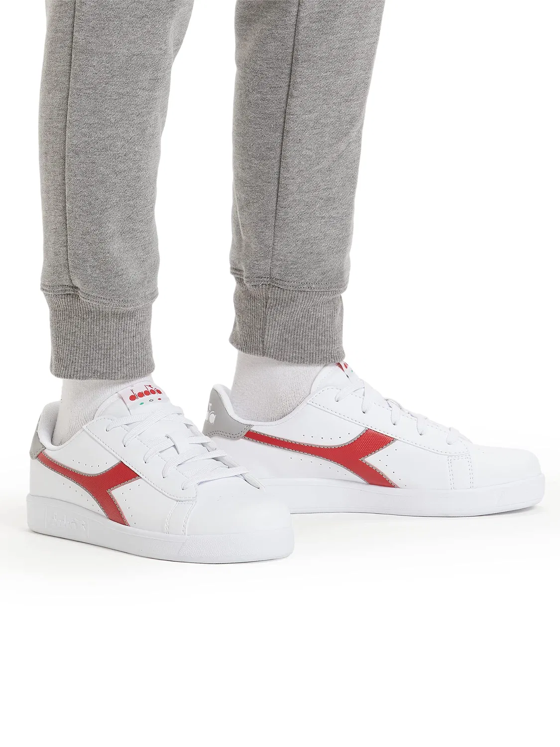 Детские кроссовки для девочек с перфорацией Diadora Game P GS, D0584 Wht Azure Blue Dawn Blue — фото 3