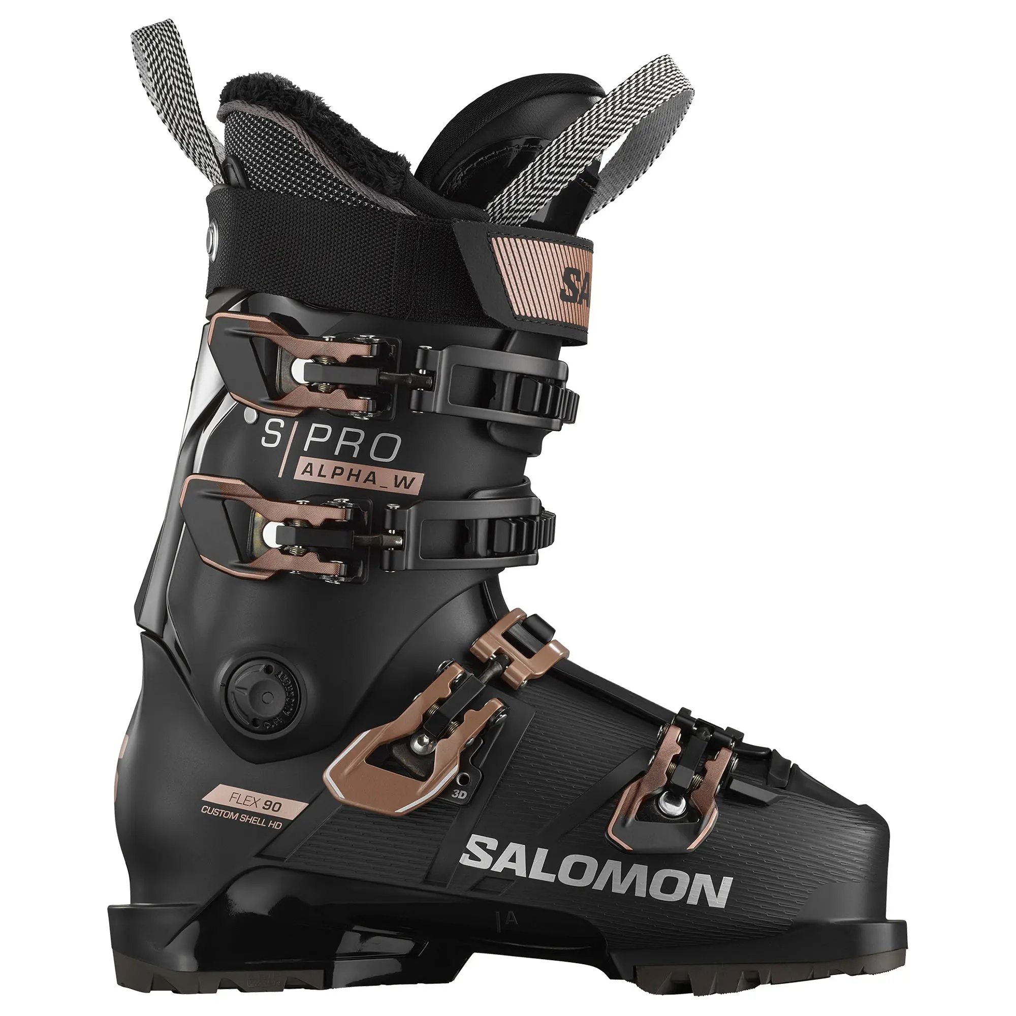 

Женские горнолыжные ботинки S/PRO Alpha 90 W, размер 24 Salomon, Black/Gold