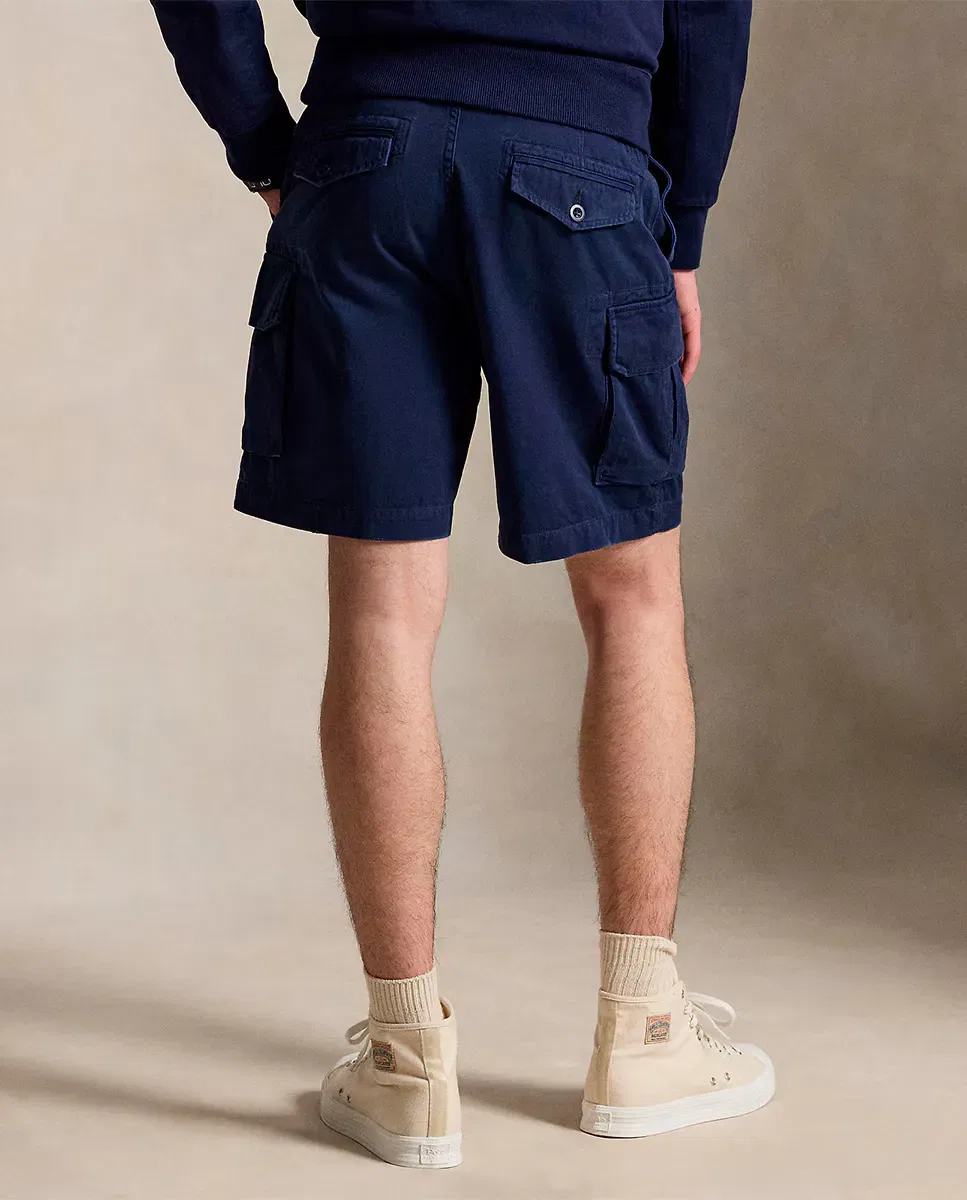 Мужские шорты карго из саржи Gellar Polo Ralph Lauren, Azul Marino — фото 3