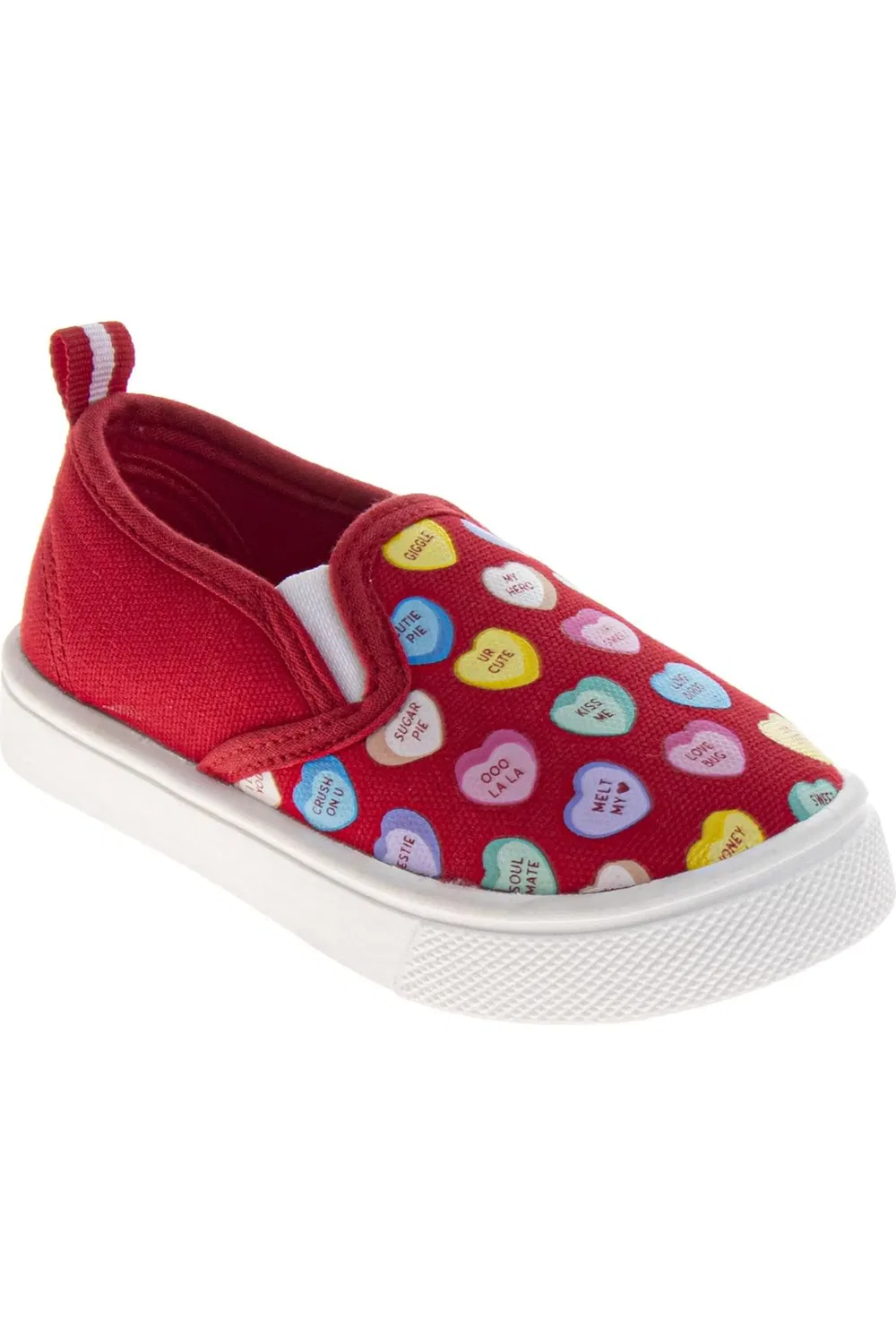 Тапочки детские с сердечками SweetHearts, Red Multi