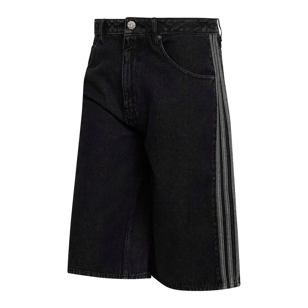 Шорты джинсовые Firebird Adicolor Adidas Originals, черный — фото 3