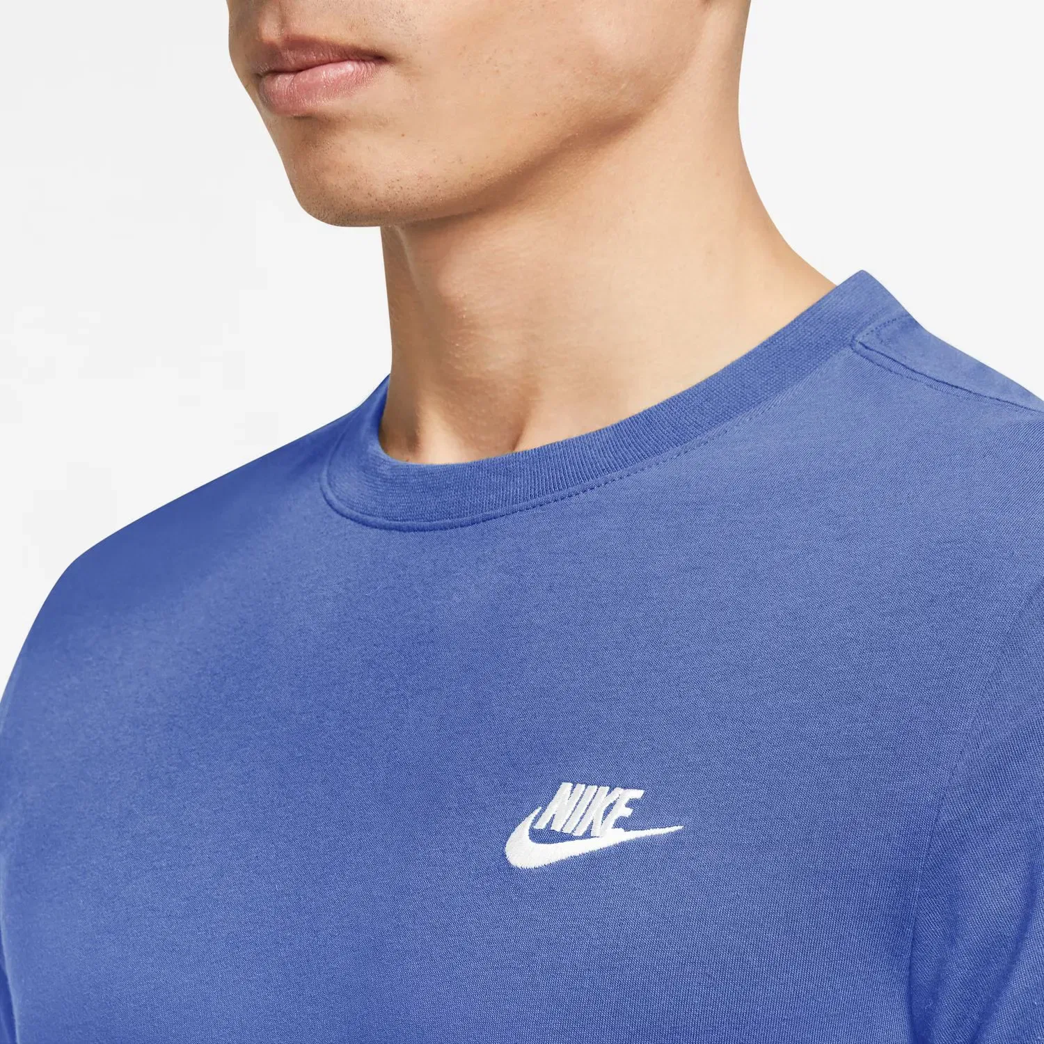 Мужская футболка Sportswear Club Nike, Azul — фото 3
