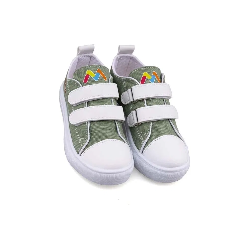 Детские кеды для девочек из текстиля, повседневные, Light Green Arega — фото 2