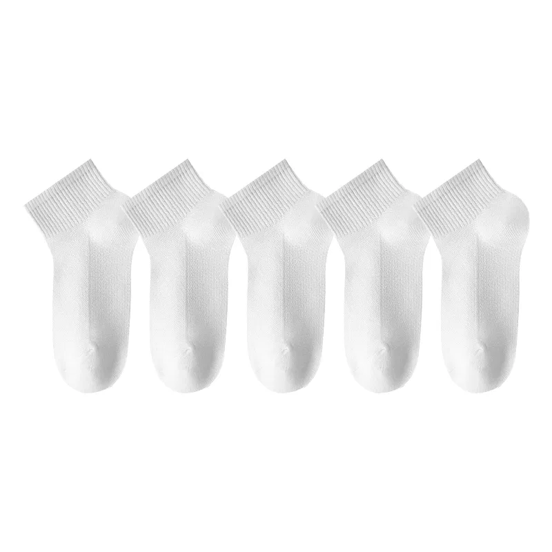 Детские носки-следки набор 4 пары MINISO, 2 White+Light Beige+Light Coffee+Light Pink — фото 4