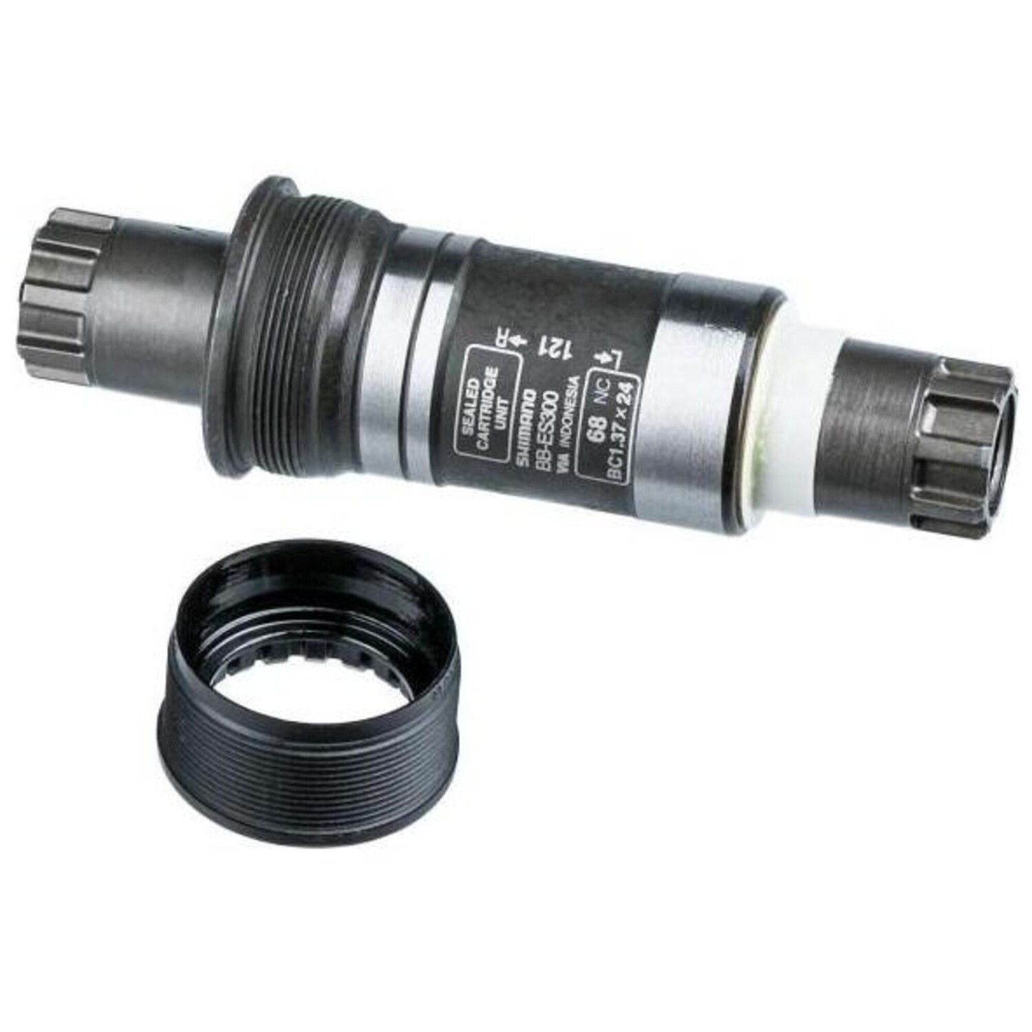 

нижний кронштейн BB-ES300 сталь 68 - 118 Octalink BSA черный SHIMANO, серебристый / черный / черный