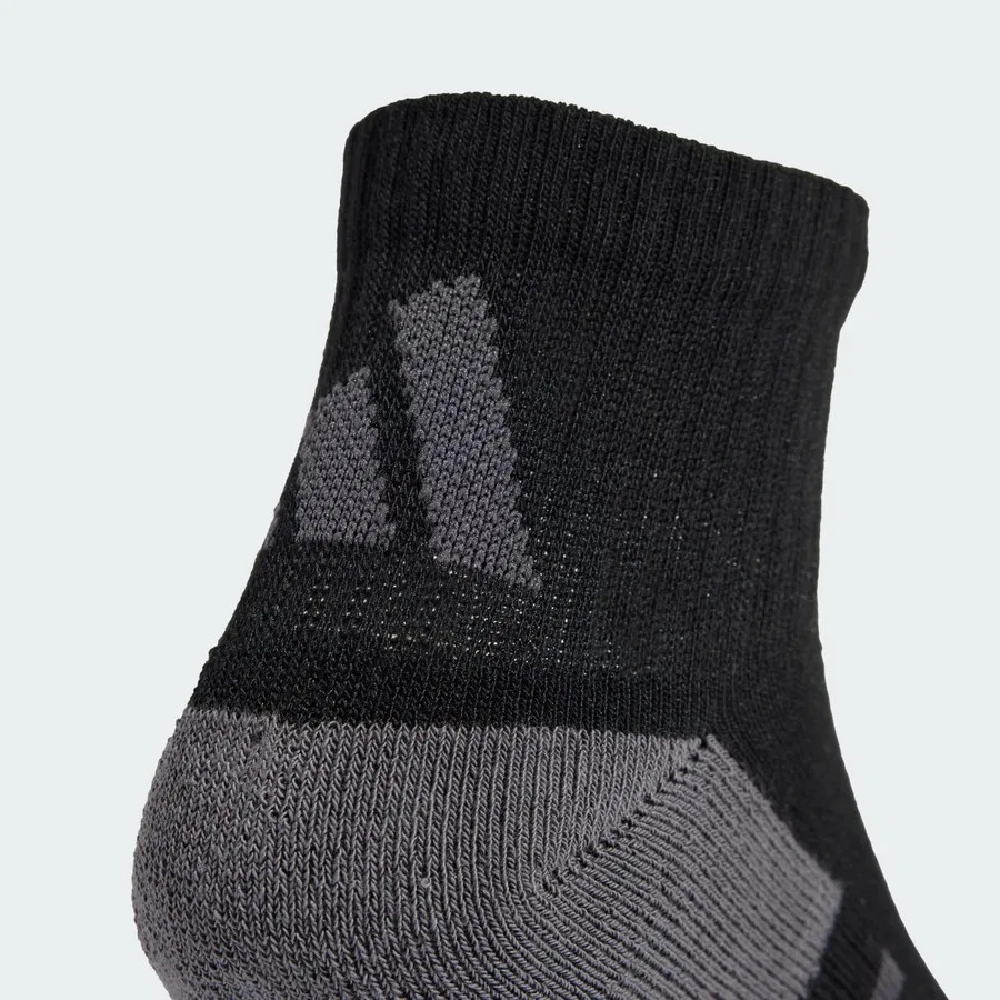Носки спортивные с длиной до щиколотки, 3 пары, Performance Climacool, adidas, Бело-серый — фото 2