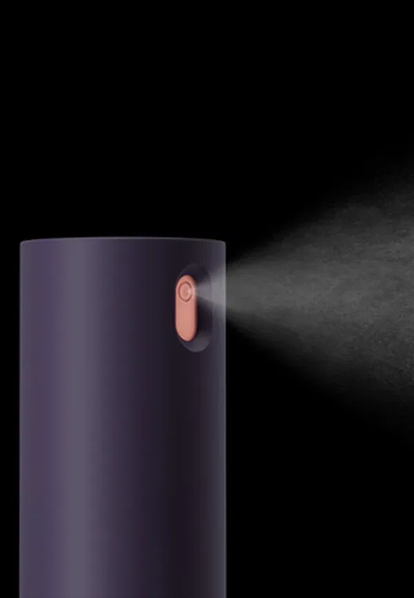 Многофункциональный лак для укладки волос с хитозаном 50 мл Dyson, фиолетовый — фото 2