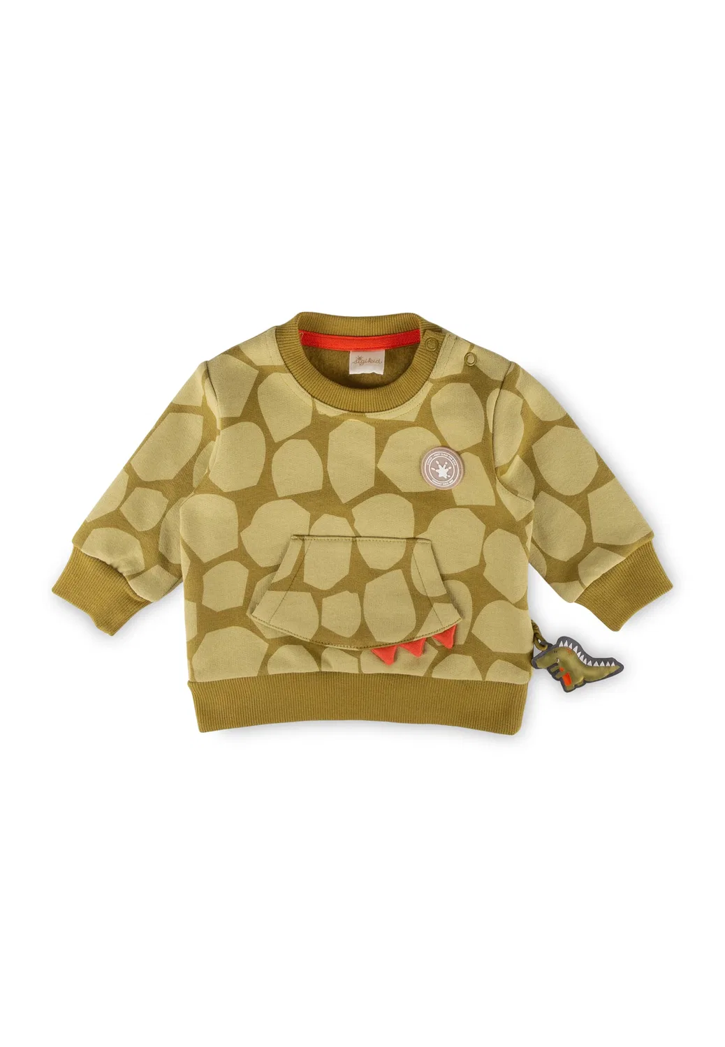 Свитшот с принтом Dino Fun Sigikid, зеленый