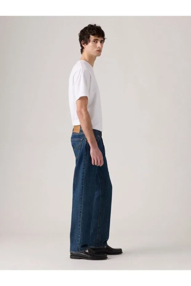 Мужские джинсы прямого кроя Regular Fit 555 Relaxed Straight Levi'S, Dark Indigo - Worn In — фото 2