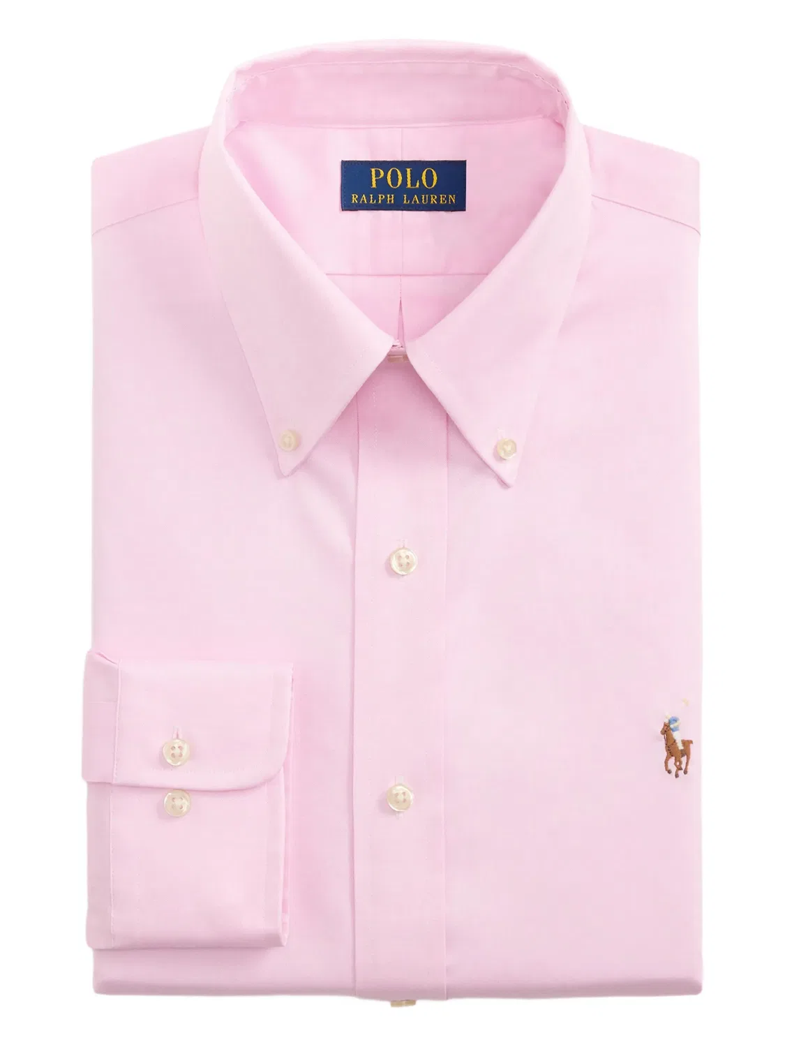 Рубашка с вышивкой розовая Polo Ralph Lauren, розовый