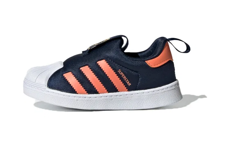 Детские кроссовки с низким верхом Superstar 360 I Blue Orange Adidas Originals, Blue/Orange