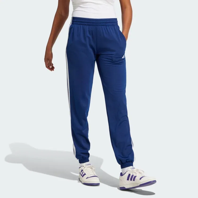 Женские спортивные брюки на эластичной ткани adidas, Dark Blue / White — фото 3