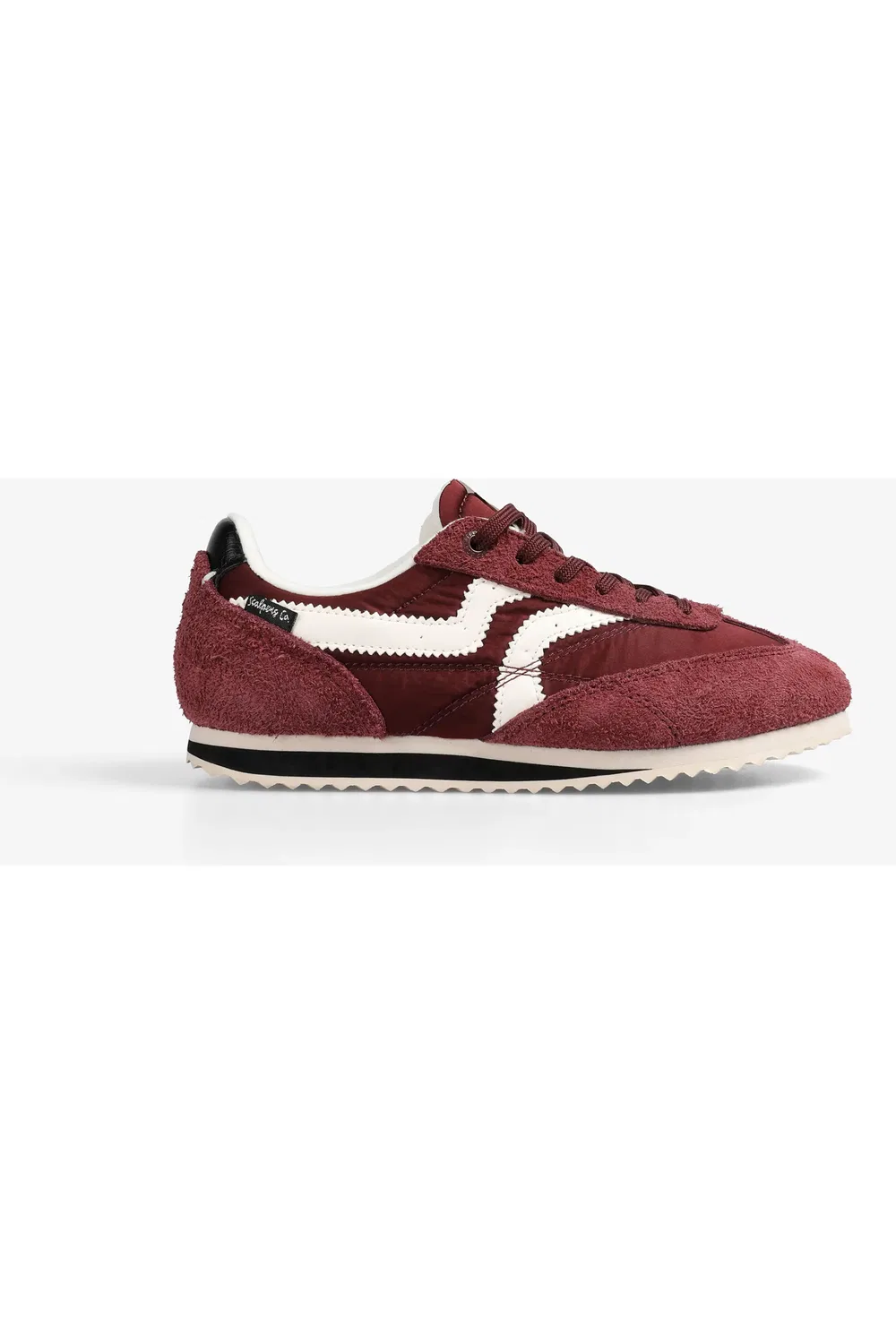 Кроссовки детские с боковыми полосками Nats Sneakers Scalpers, Burgundy