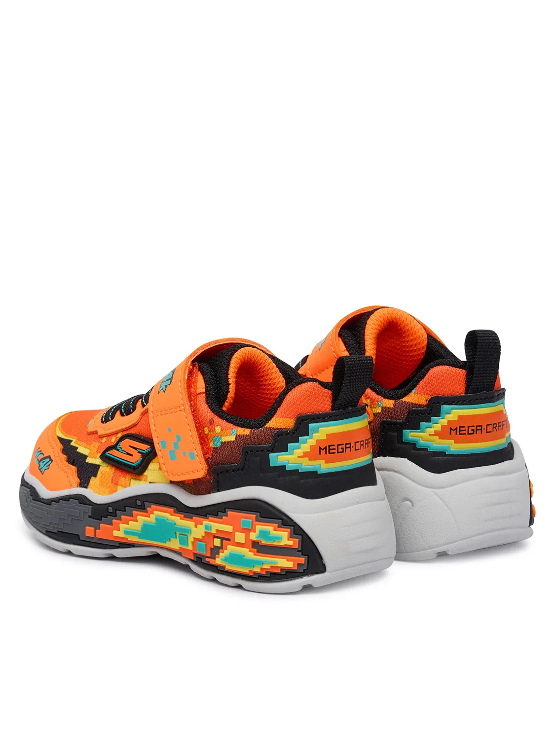 Кроссовки для мальчика Mega Scene Skechers, оранжевый — фото 3