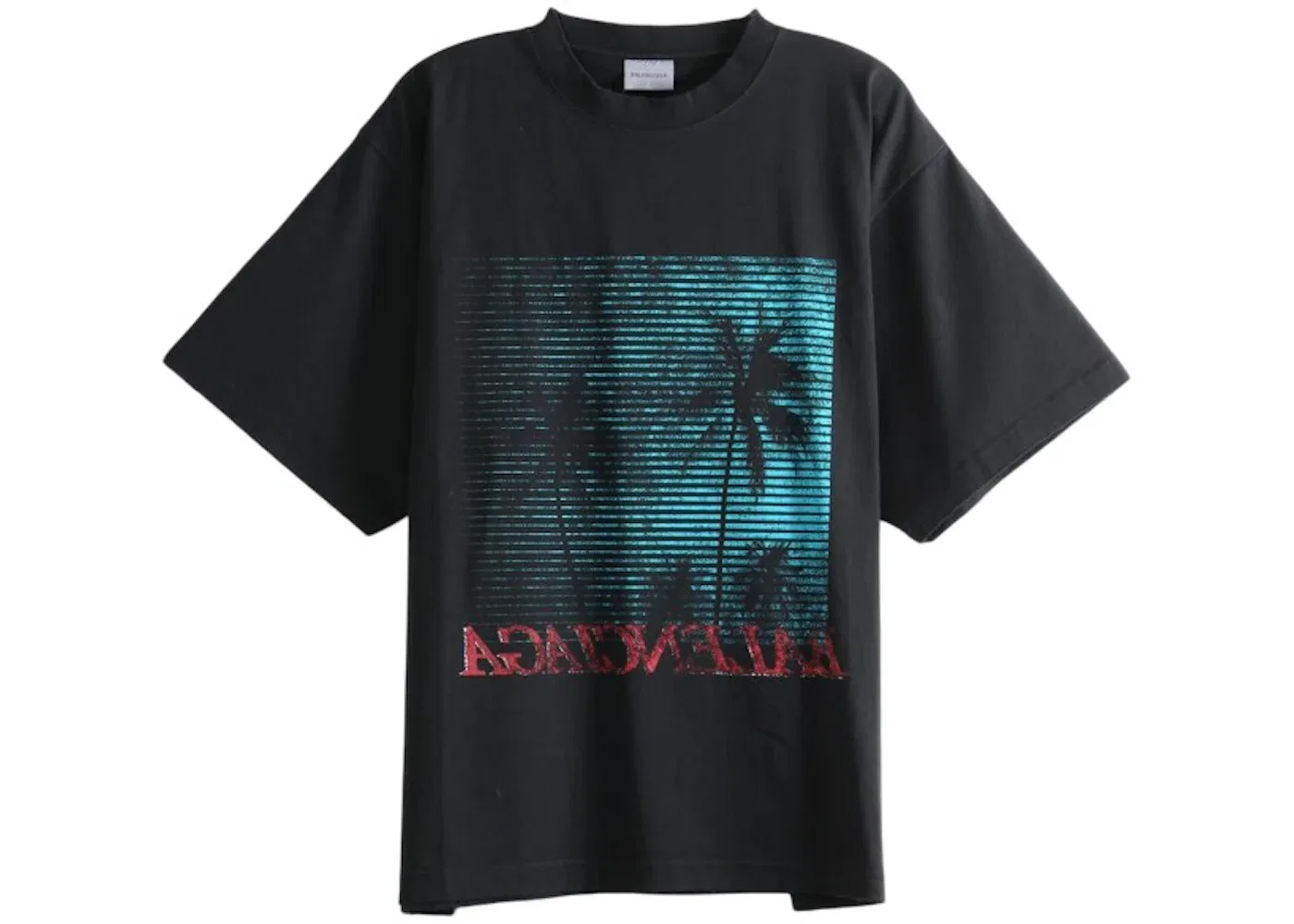 Мужская футболка свободного кроя Balenciaga, Black