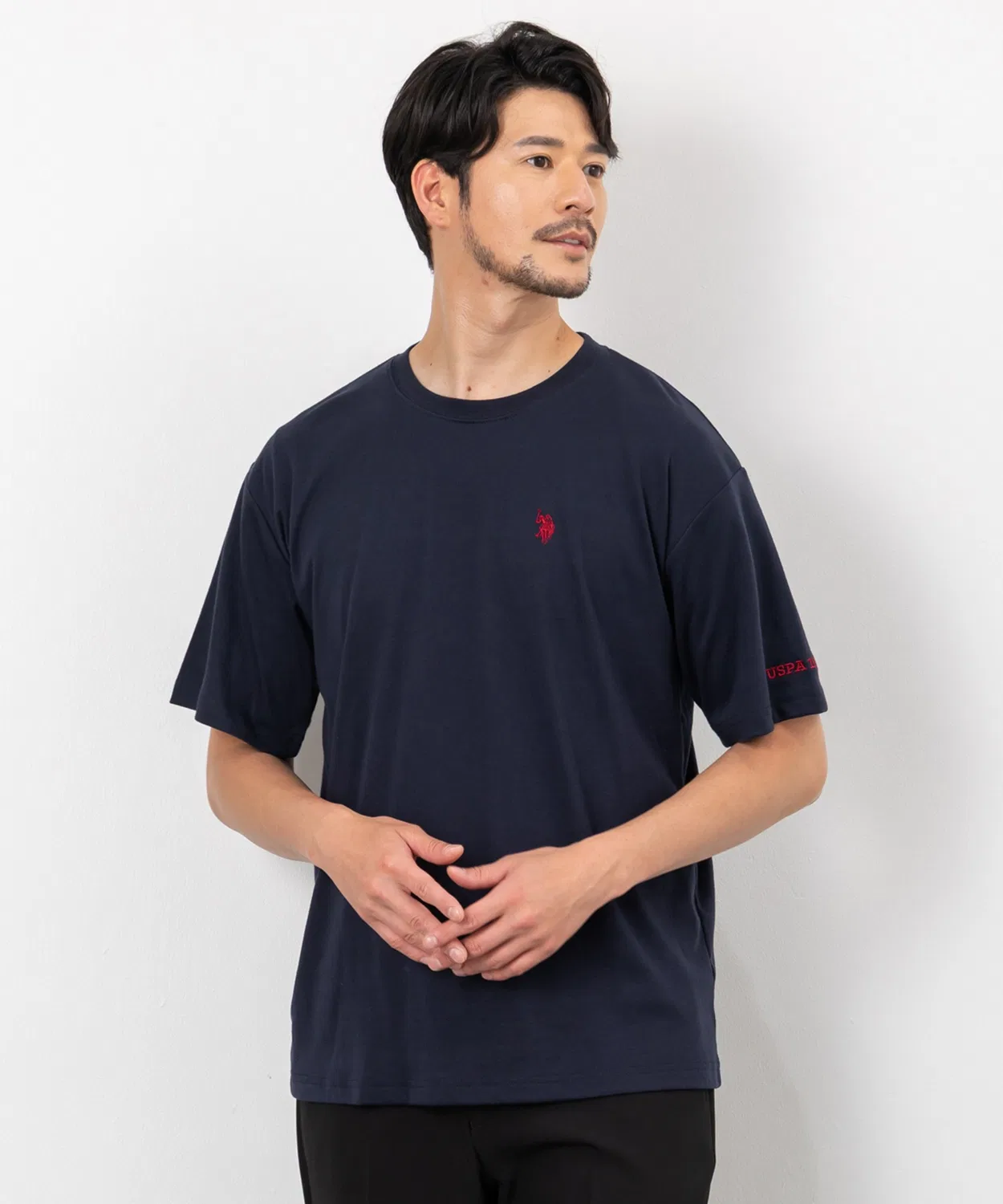 Мужская футболка с вышивкой U.S. POLO ASSN. Navy