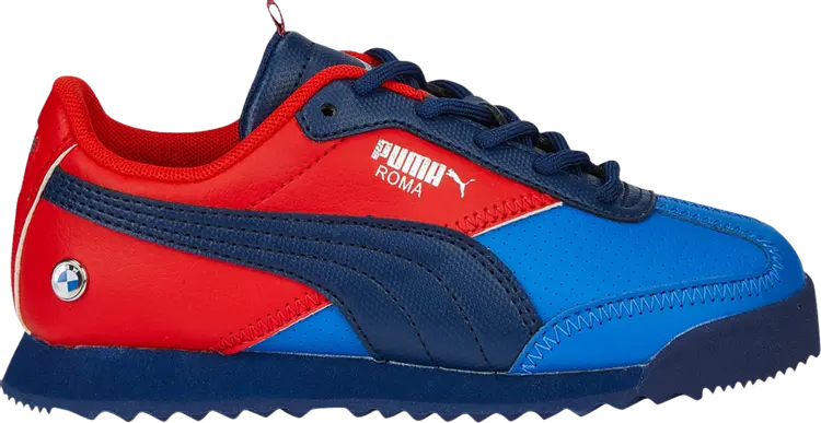 

Кроссовки Puma BMW Motorsport x Roma Via Little Kid Strong Blue Fiery Red, синий