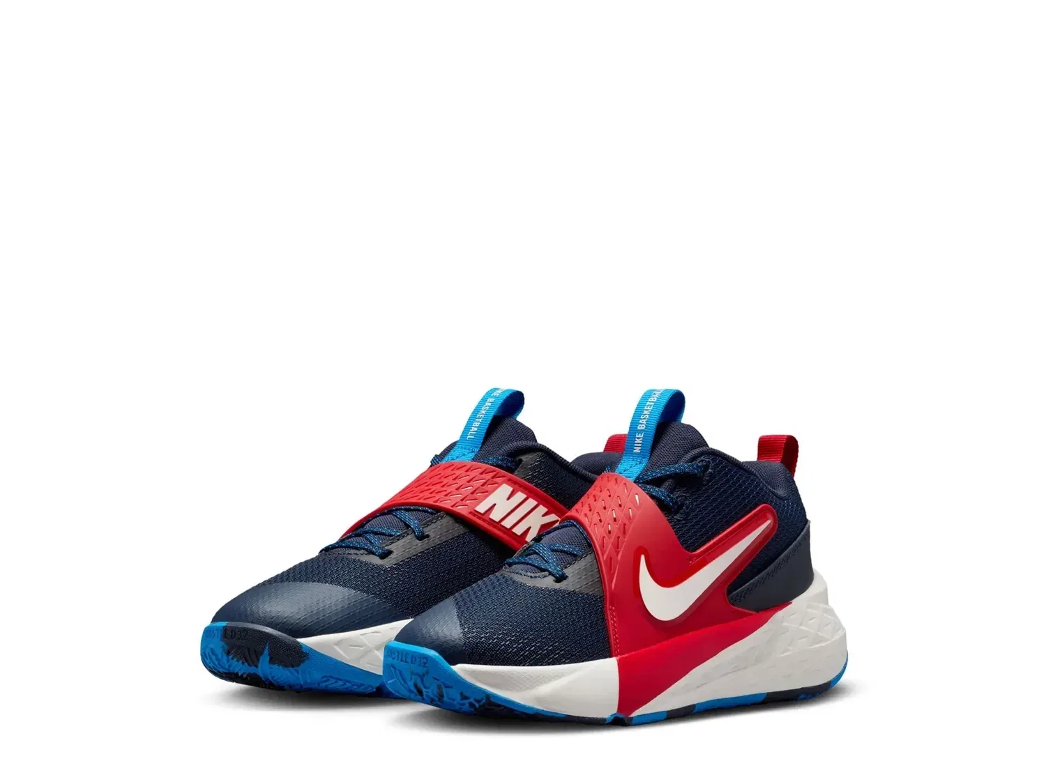 Кроссовки Nike Team Hustle D 12 для детей, Black/Red — фото 3