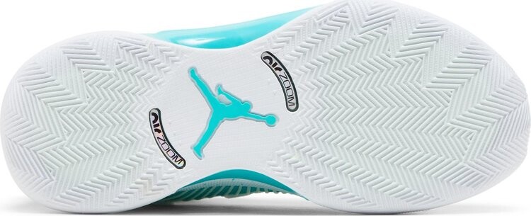 Кроссовки Guo Ailun x Air Jordan 35 GS Jade, зеленый — фото 4
