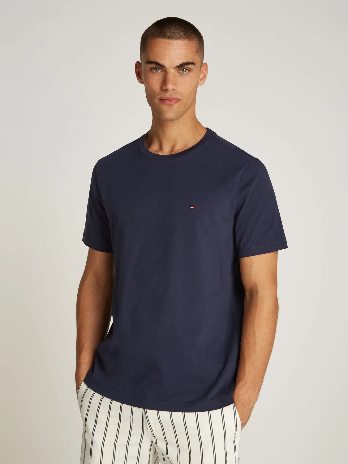Футболка, хлопок, Regular Fit Tommy Hilfiger, синий