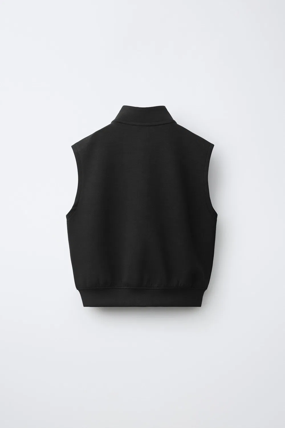 Блузка-жилет с этикеткой ZARA, Black — фото 2