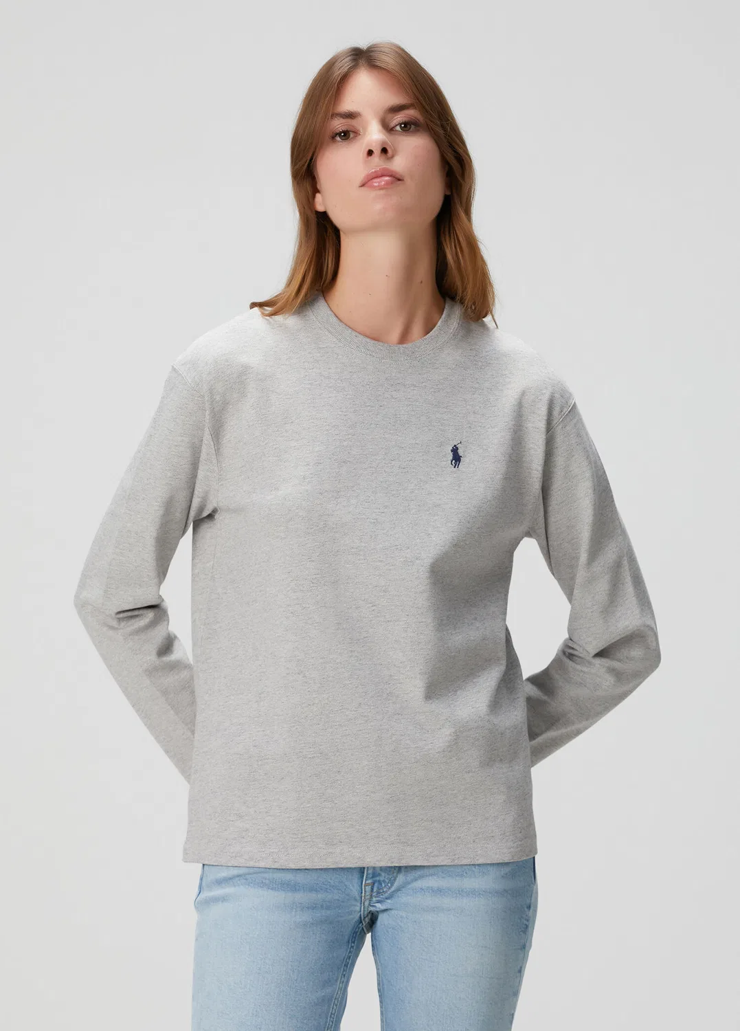Футболка с длинным рукавом Polo Ralph Lauren, light grey