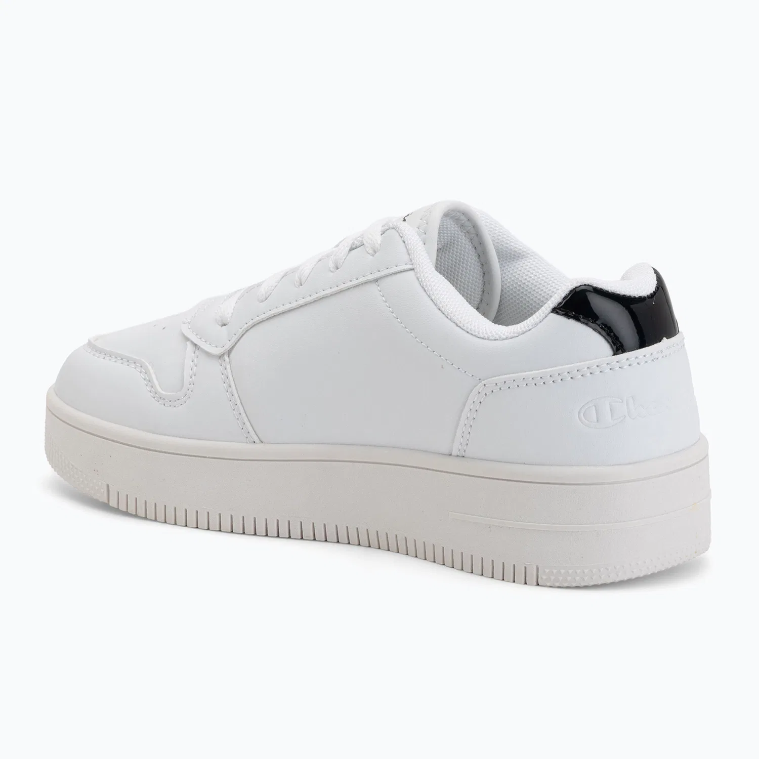 Детские кроссовки с блестками Champion RD18 Platform Glitter G GS Low Cut, Weiss — фото 3