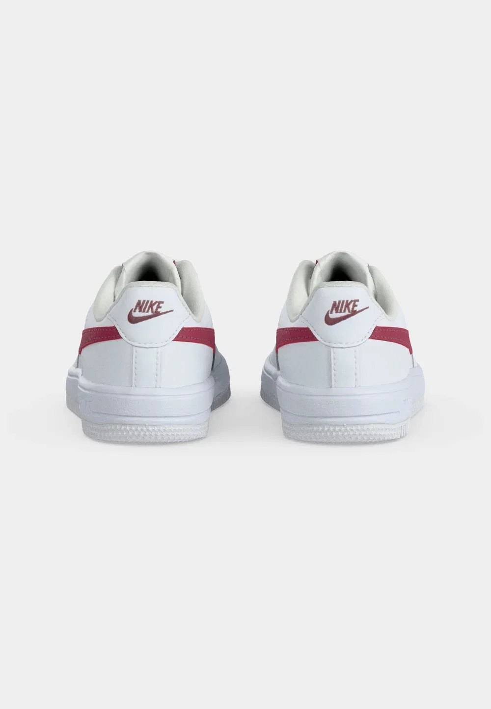 Кроссовки Force 1 Lace унисекс Nike Sportswear, White/Pink Smoke — фото 4
