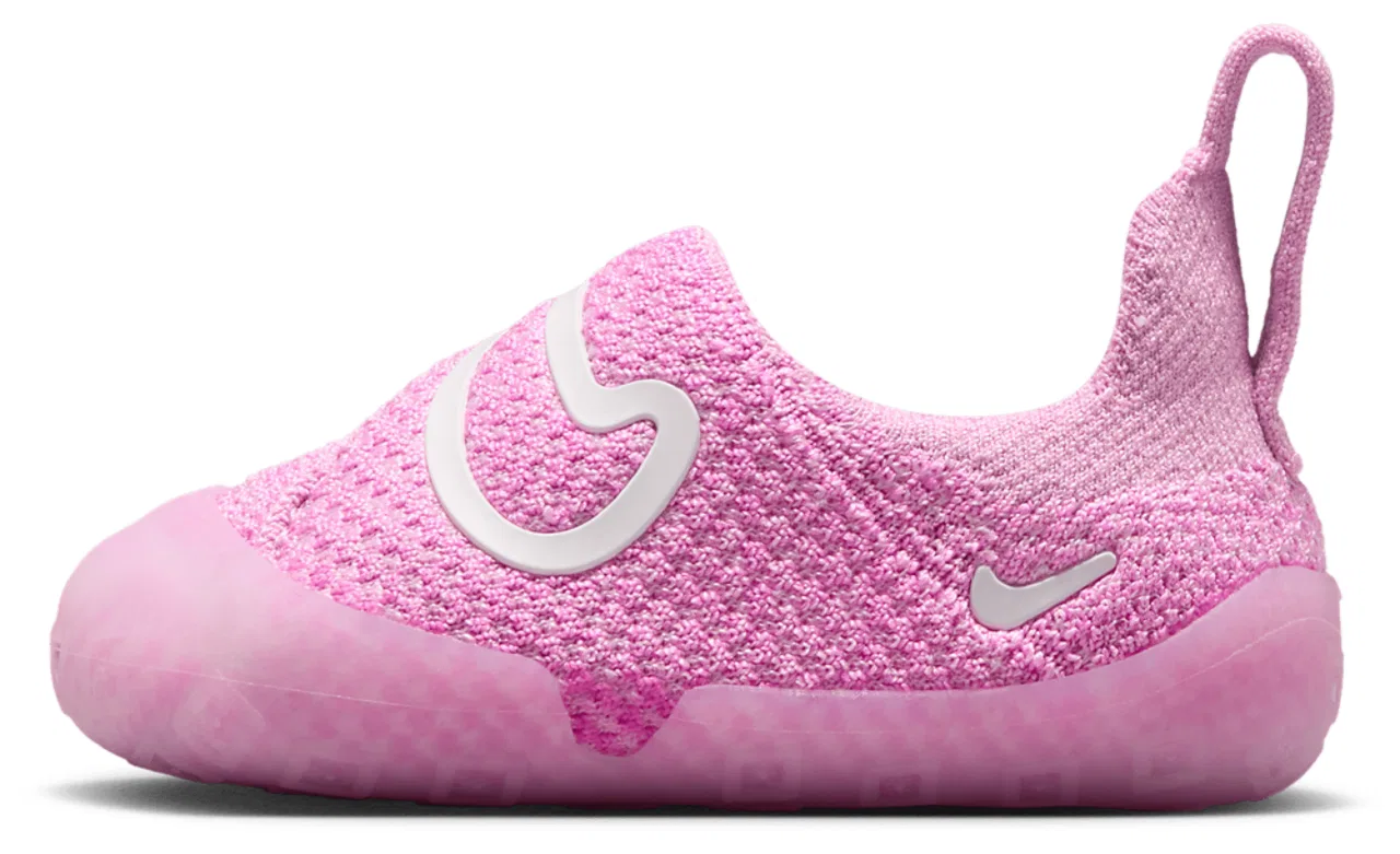 Кроссовки для мальчиков Swoosh 1 Nike, цвет Playful Pink/Sail/Pink Rise — фото 2
