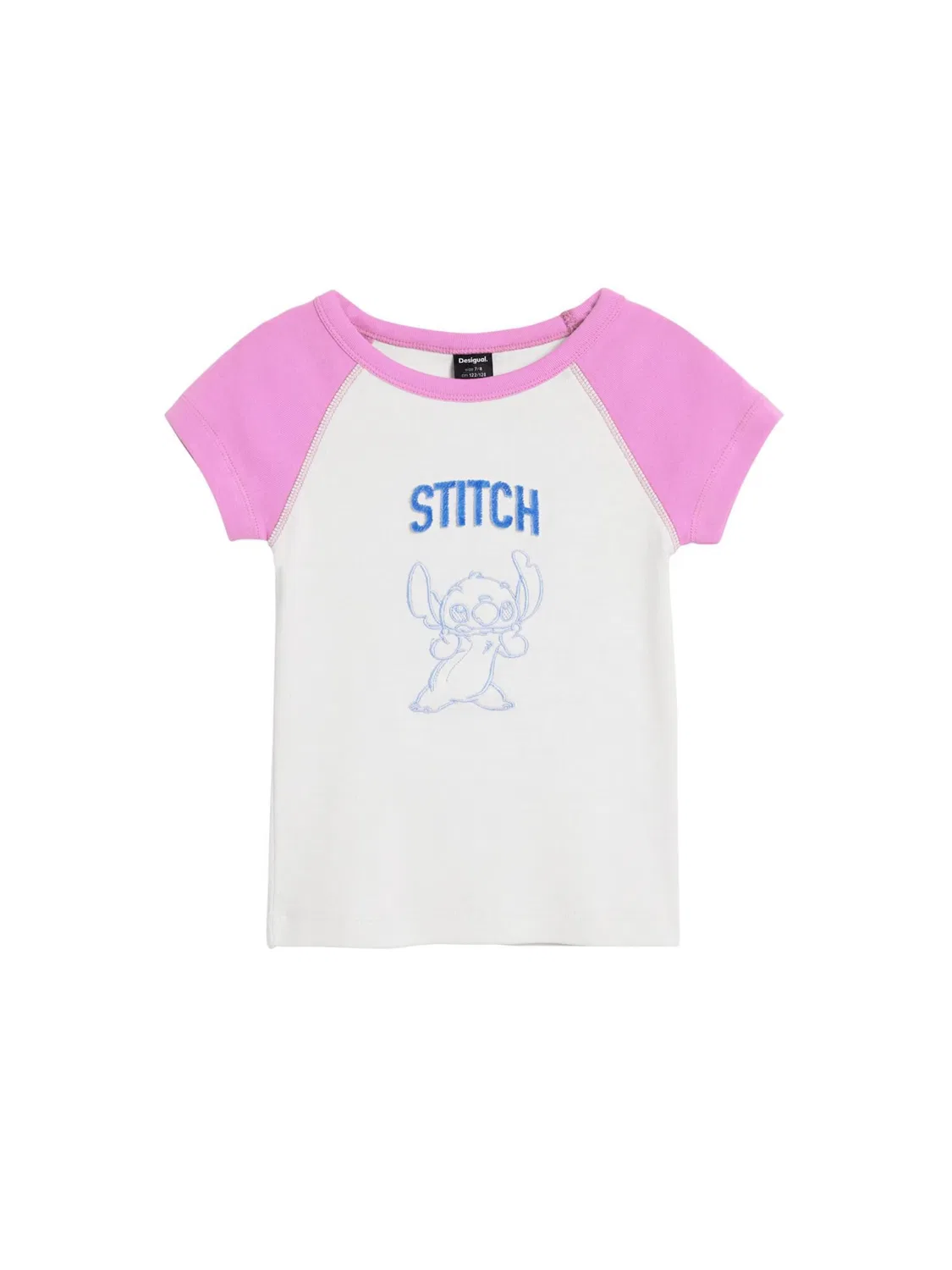 Рубашка Desigual Stich белого цвета