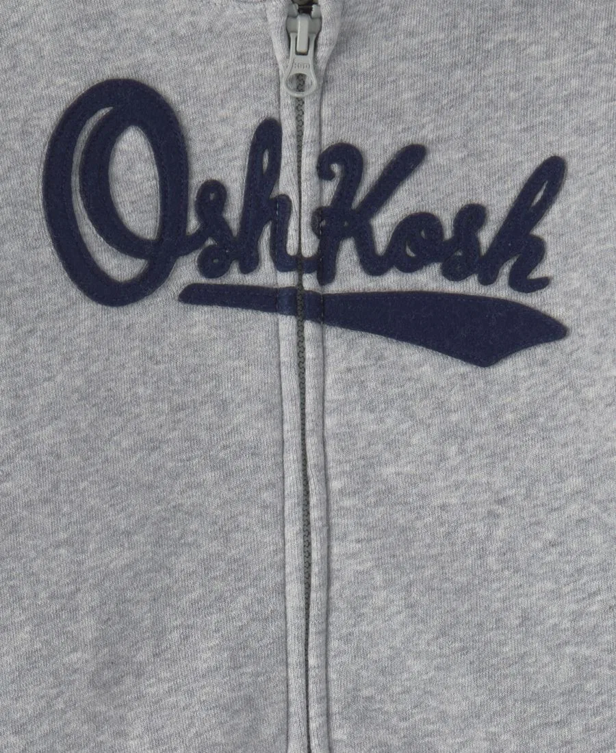 Комплект из худи и брюк OshKosh Logo Fleece Osh Kosh, Gray — фото 3