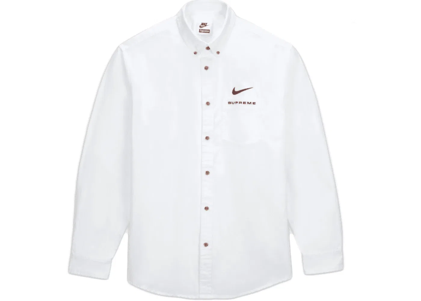 Мужская рубашка из хлопкового твила Shirt Supreme, White