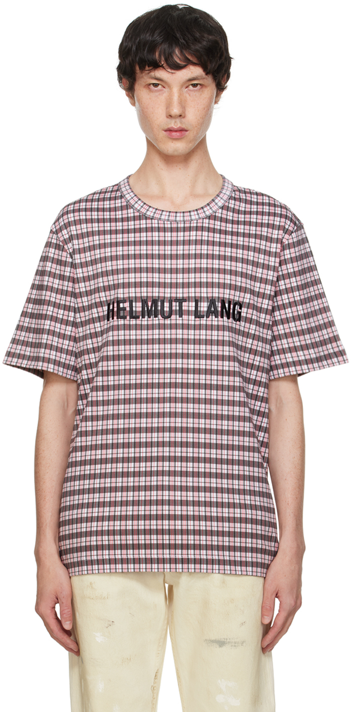 

Футболка с принтом Helmut ang Red & White Helmut Lang