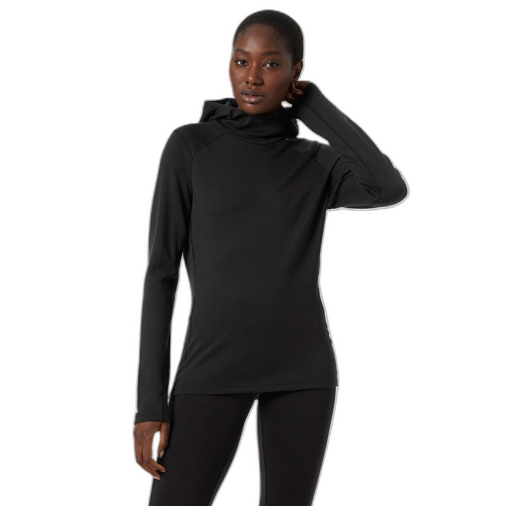 

Базовый слой с длинным рукавом Helly Hansen Lifa Merino Midweight, черный