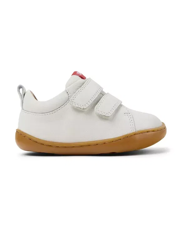 Детские кроссовки для девочек кожаные Peu Cami Leather Sneakers Camper, White Natural — фото 2