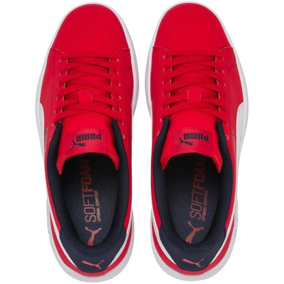 Детские кроссовки с закрытым носком Puma Smash, Puma, Red — фото 2