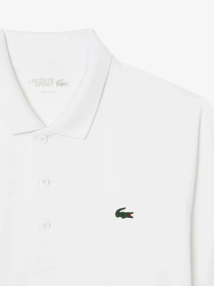 Футболка поло LACOSTE Basic Reglan, White — фото 2