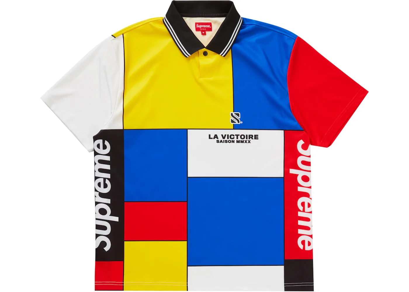 Мужское поло с цветовой блокировкой Soccer Polo Supreme, Red