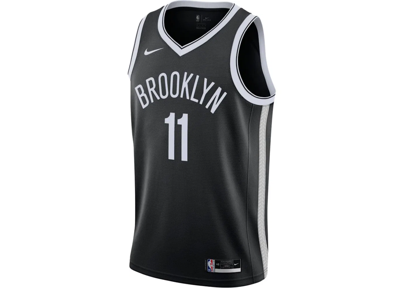 Мужская джерси с длинным рукавом Nike NBA Brooklyn Nets Kyrie Irving Icon Edition Swingman Jersey, Black
