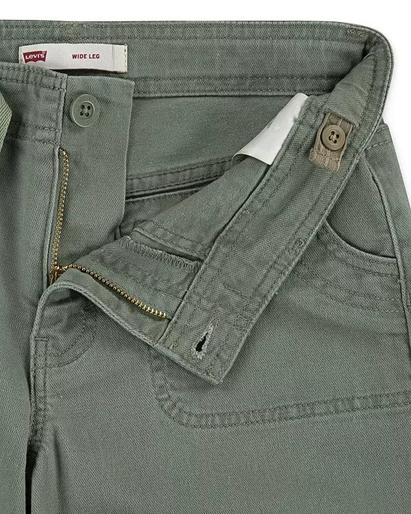 Детские брюки для девочек с широкими штанинами Cargo Pants Levi's, Sea Spray — фото 4